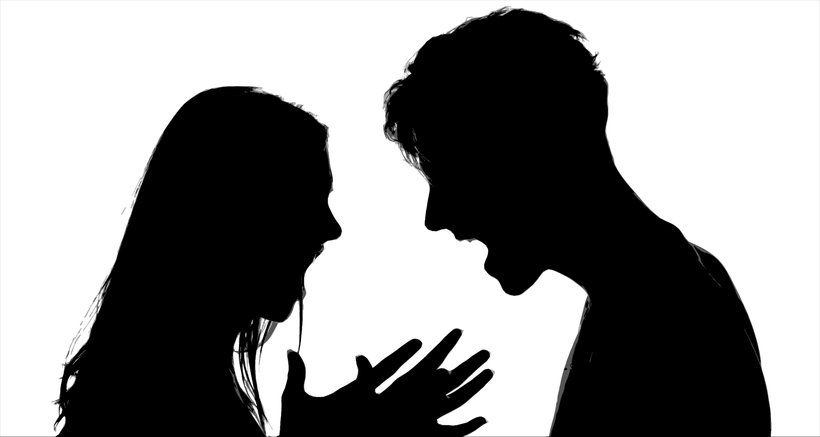 Couple arguing