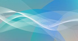 abstract illustration with waves