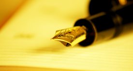 pen and notebook