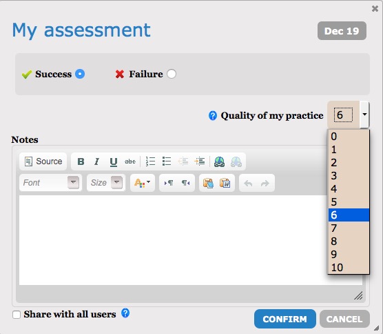 quality rating practice