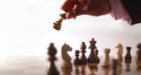chess and hand