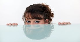 girl reflection